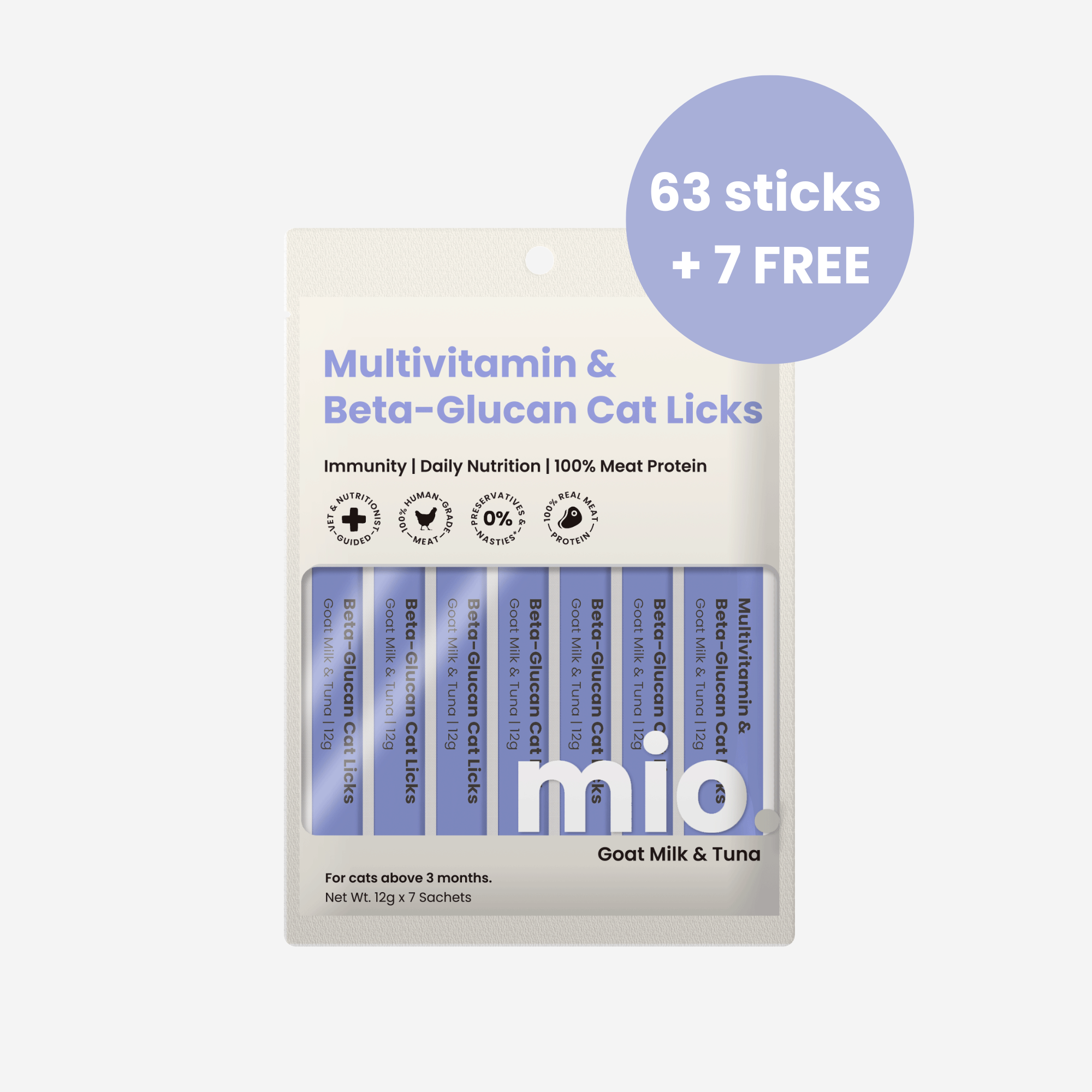Multivitamin & Beta-Glucan Cat Licks